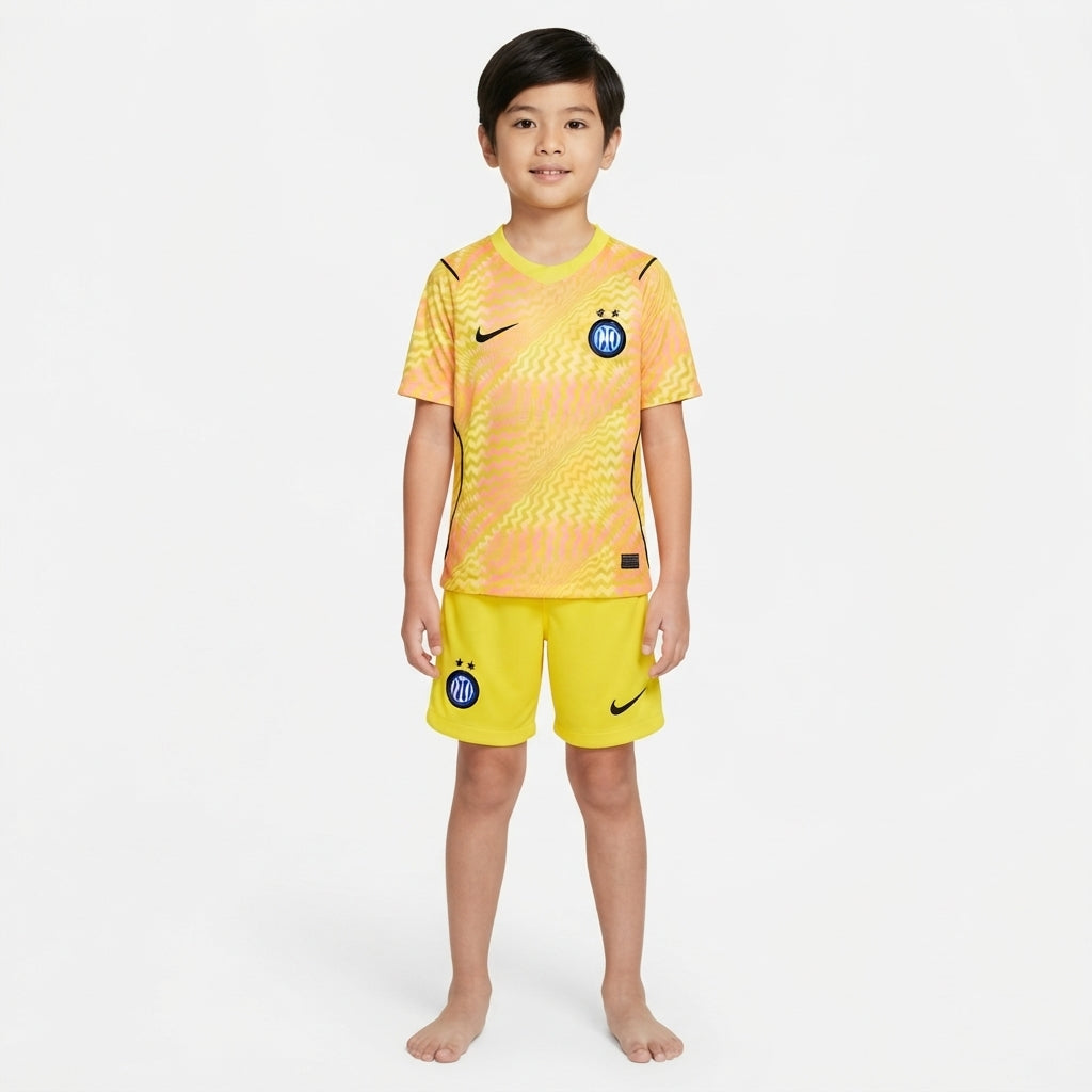 Kit Infantil Inter de Milão Goleiro 26/27  - Amarela
