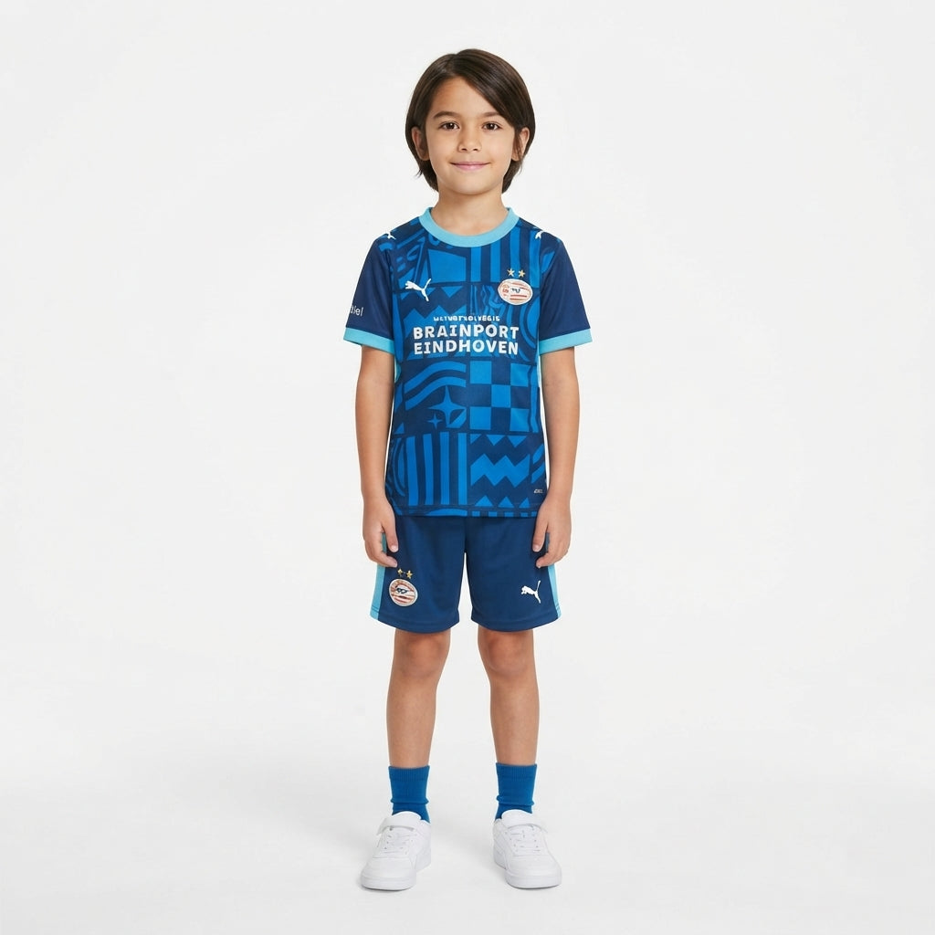 Kit Infantil PSV Third 26/27  - Azul