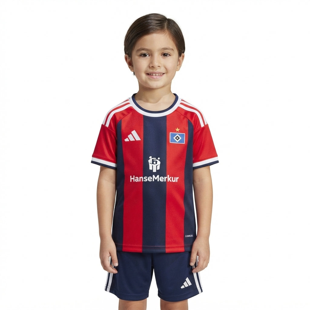 Kit Infantil Hamburgo Third 26/27 - Azul e Vermelho
