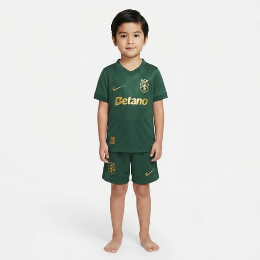 Kit Infantil Sporting Third 26/27 - Verde