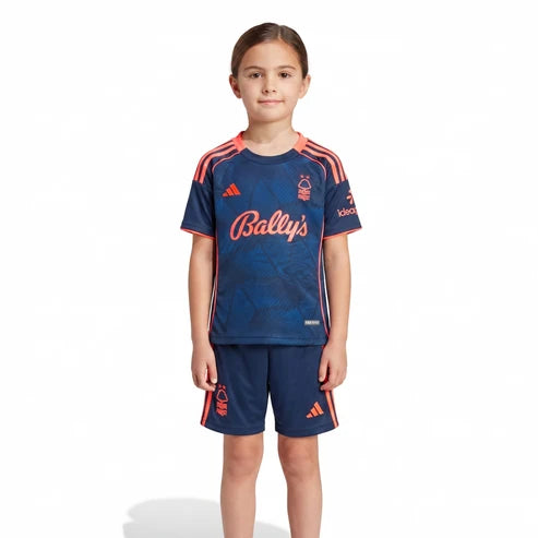 Kit Infantil Nottingham Forest Third 25/26 - Azul