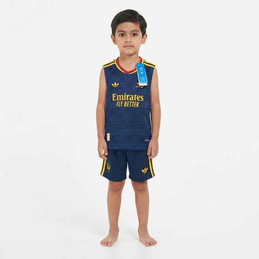 Kit Infantil Regata Arsenal Away 26/27 - Azul