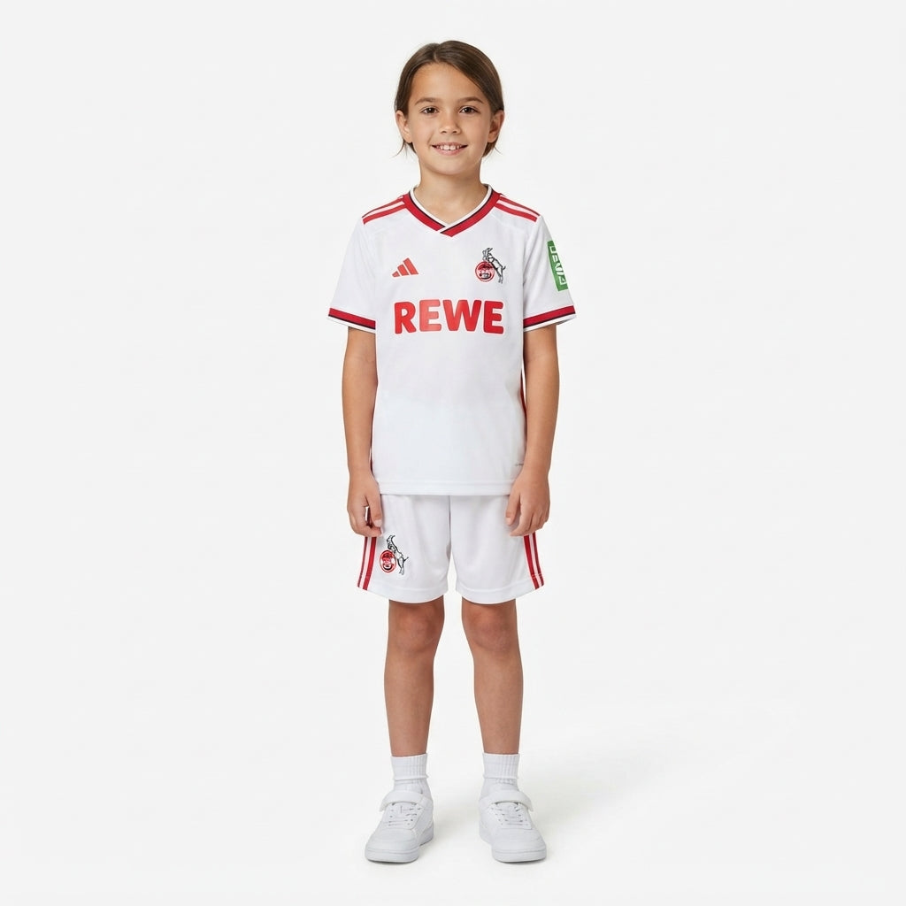 Kit Infantil 1. FC Köln Home 26/27 -  Branco