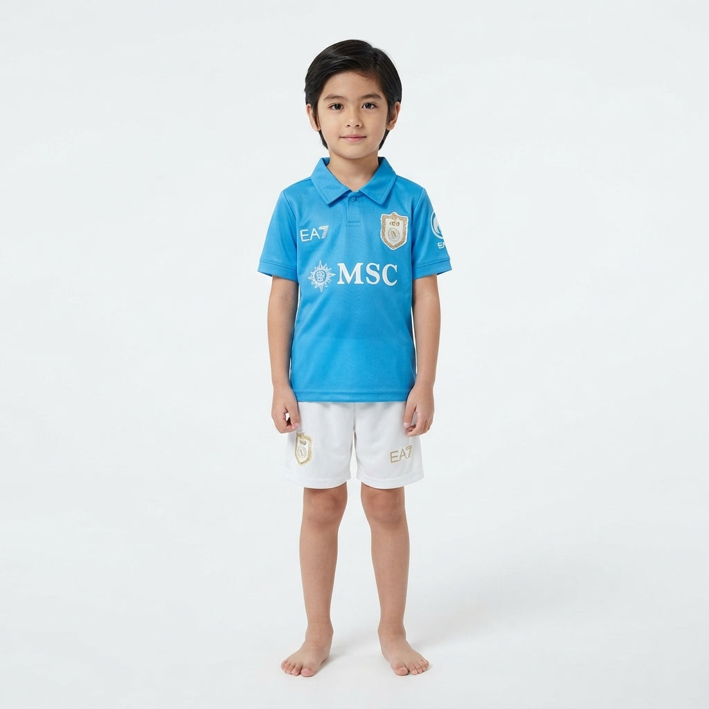 Kit Infantil Napoli Home 26/27  - Azul