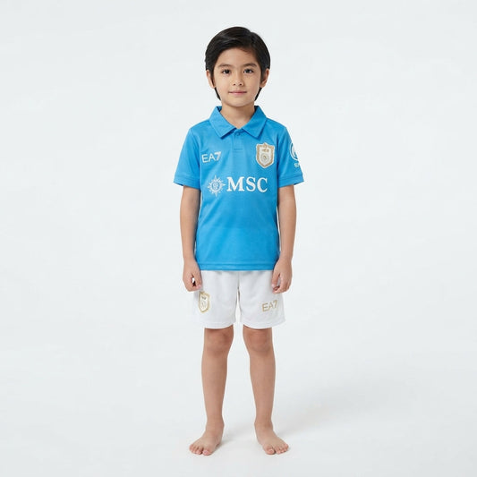 Kit Infantil Napoli Home 26/27  - Azul
