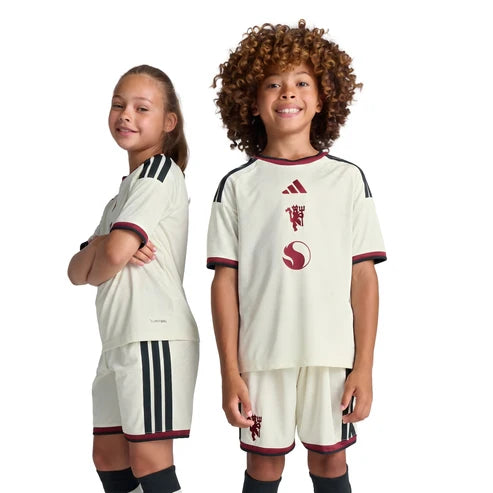 Kit infantil Manchester United Third 26/27  - Bege