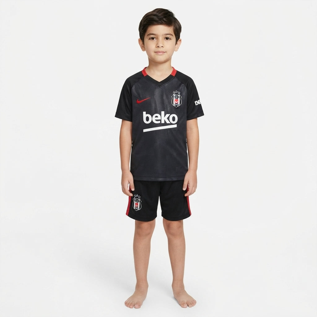 Kit Infantil Besiktas Third 26/27 - Preta