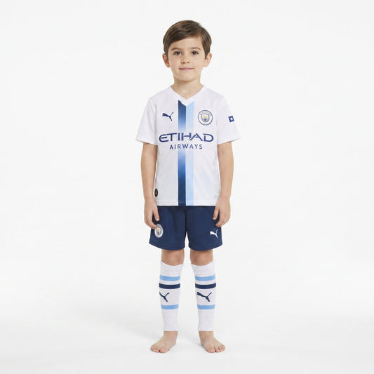 Kit Infantil Manchester City Third 26/27 - Branca