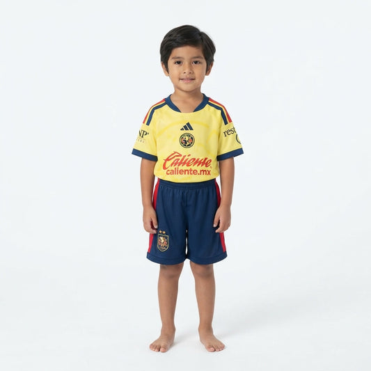 Kit Infantil America do México Home 26/27  - Amarelo