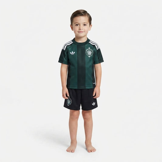 Kit Infantil Celtic Away 26/27 - Verde e Preto