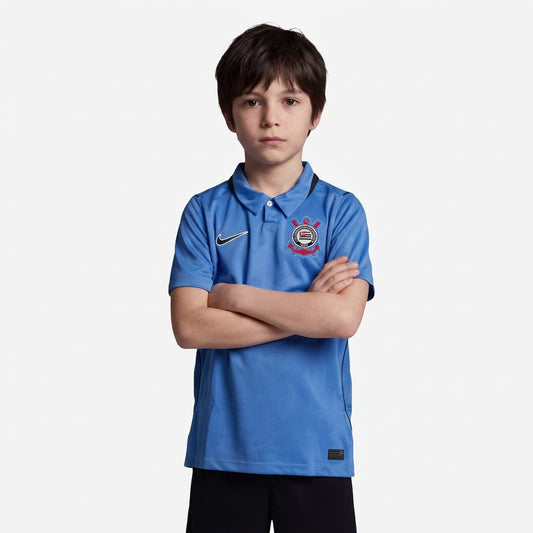 Kit Infantil Corinthians Third 26/27 - Azul