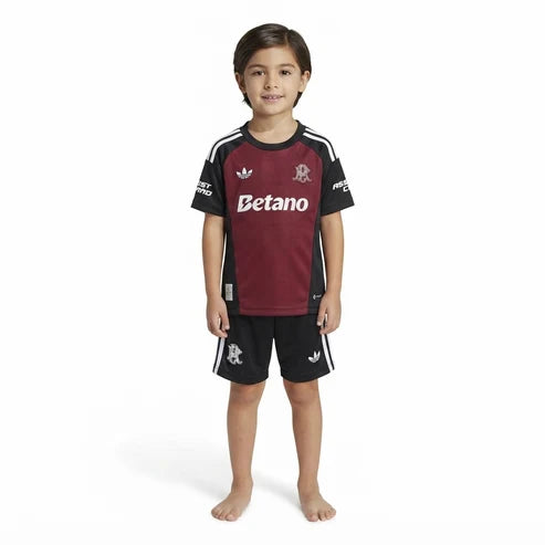 Kit Infantil River Plate Goleiro 26/27 - Vinho e Preto