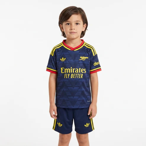 Kit Infantil Arsenal Away 26/27 - Azul