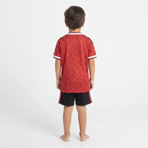 Kit Infantil Flamengo Third 26/27 - Vermelho
