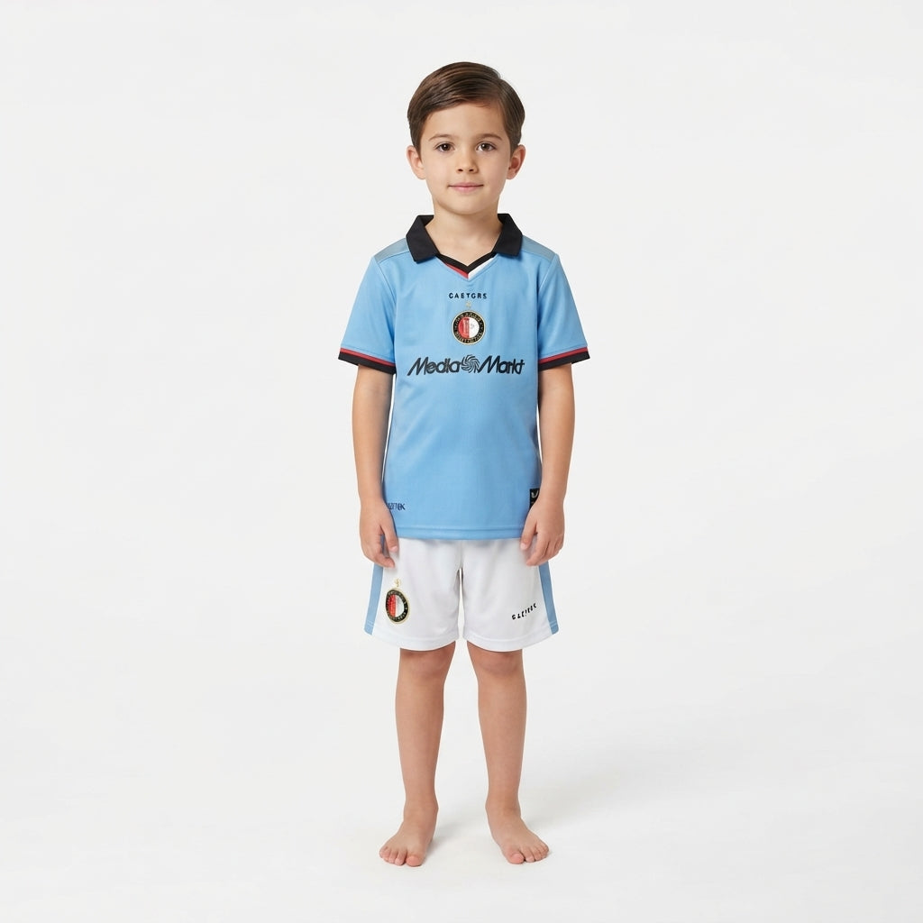 Kit Infantil Feyenoord Away 26/27 - Azul