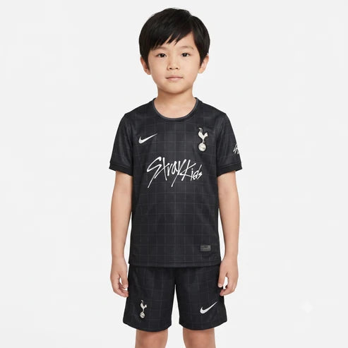 Kit Infantil Tottenham Away 25/26 - Preto