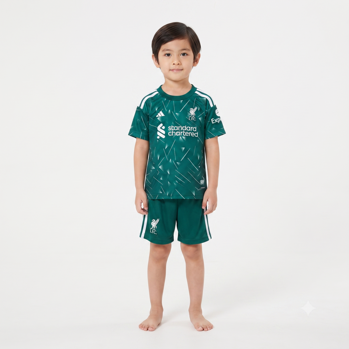 Kit Infantil Liverpool Goleiro 26/27  - Verde