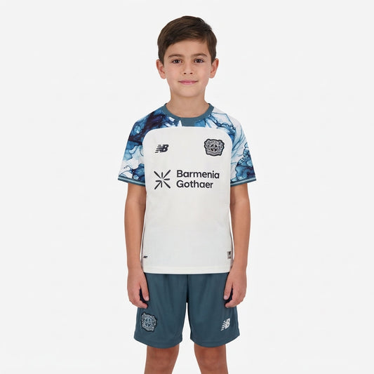 Kit Infantil Bayern Leverkusen Away 26/27 - Branca