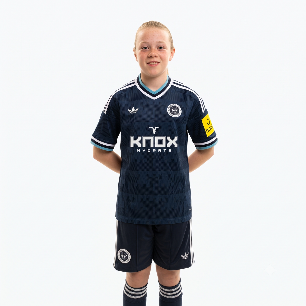 Kit Infantil Newcastle Away 26/27 - Azul Escuro