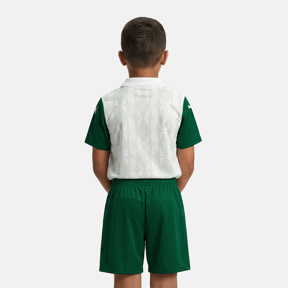 Kit Infantil Palmeiras Away 25/26 - Verde e Branco