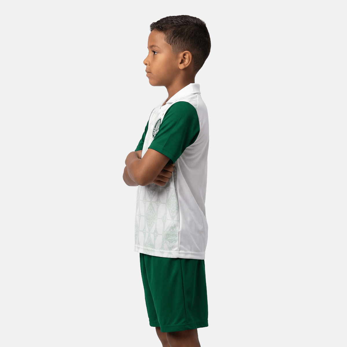 Kit Infantil Palmeiras Away 25/26 - Verde e Branco