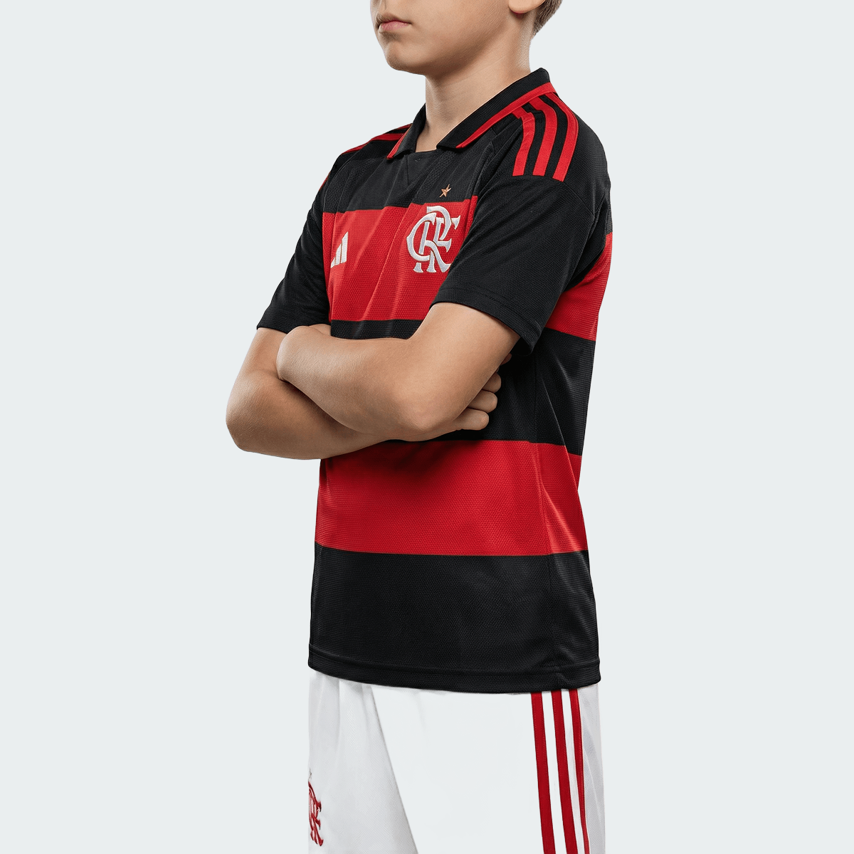 Kit Infantil Flamengo Home 26/27 - Rubro Negro