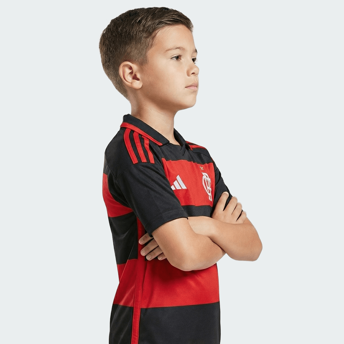 Kit Infantil Flamengo Home 26/27 - Rubro Negro