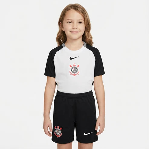 Kit Infantil Corinthians Home 25/26 - Branco
