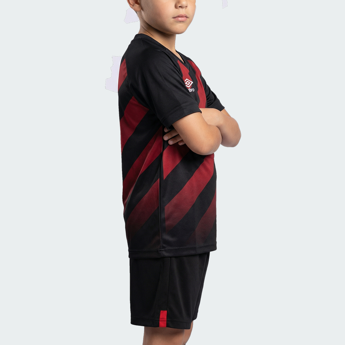 Kit Infantil Athletico Paranaense Home 26/27 - Vermelho e Preto