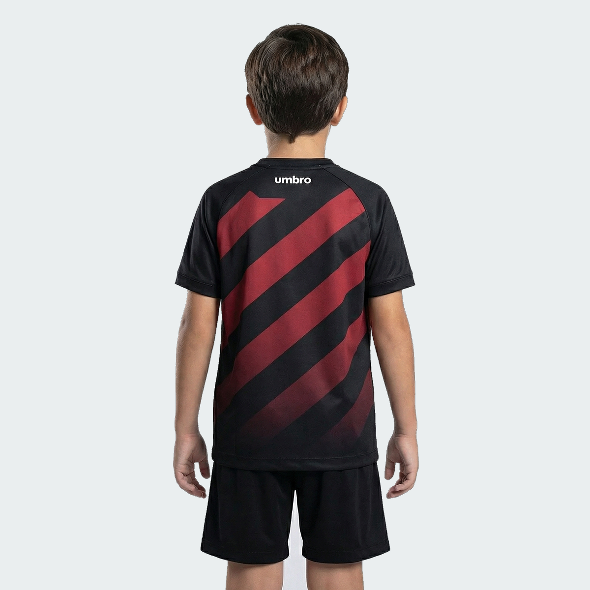 Kit Infantil Athletico Paranaense Home 26/27 - Vermelho e Preto