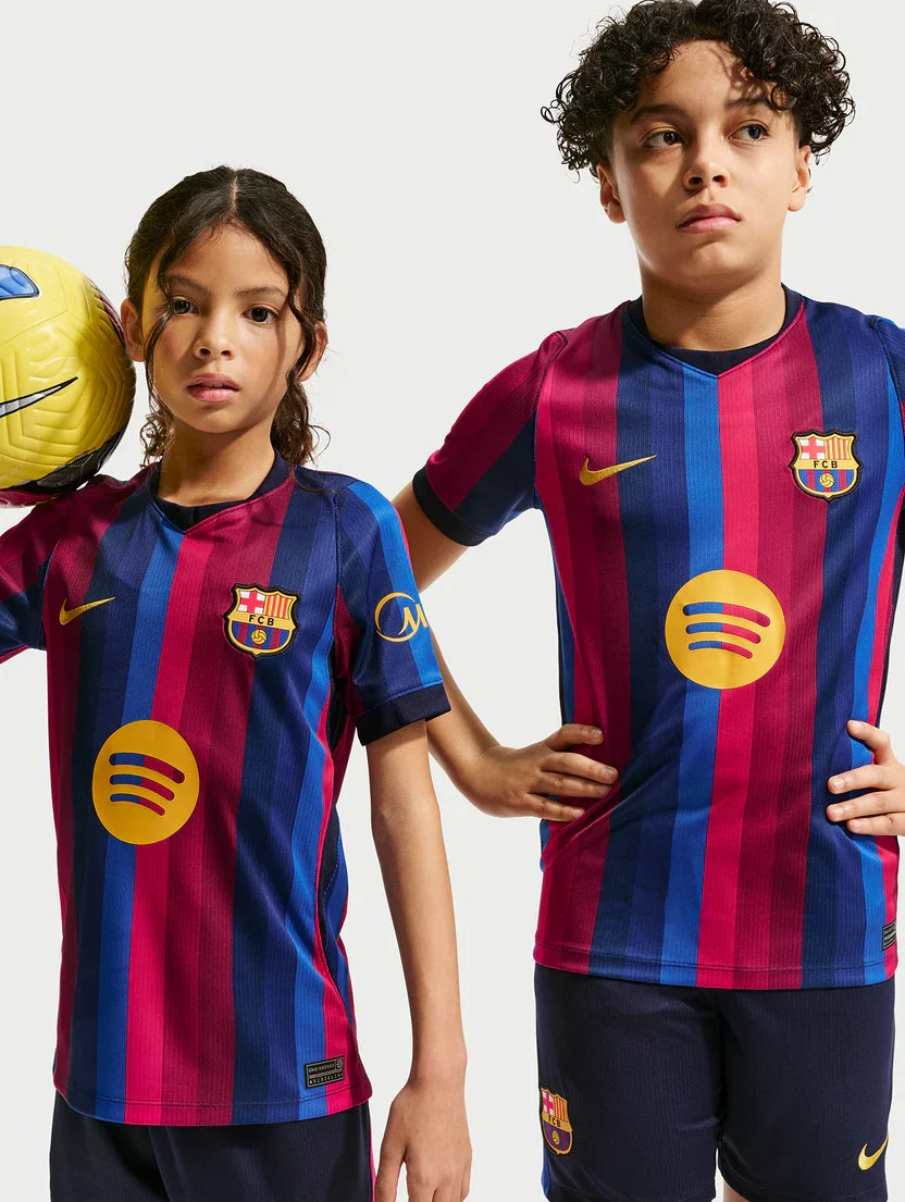 Kit Infantil Barcelona Home 26/27 - Grená