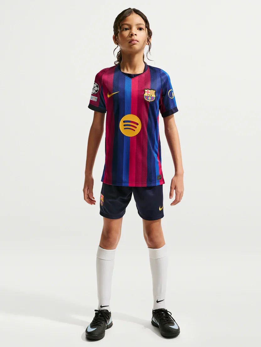 Kit Infantil Barcelona Home 26/27 - Grená