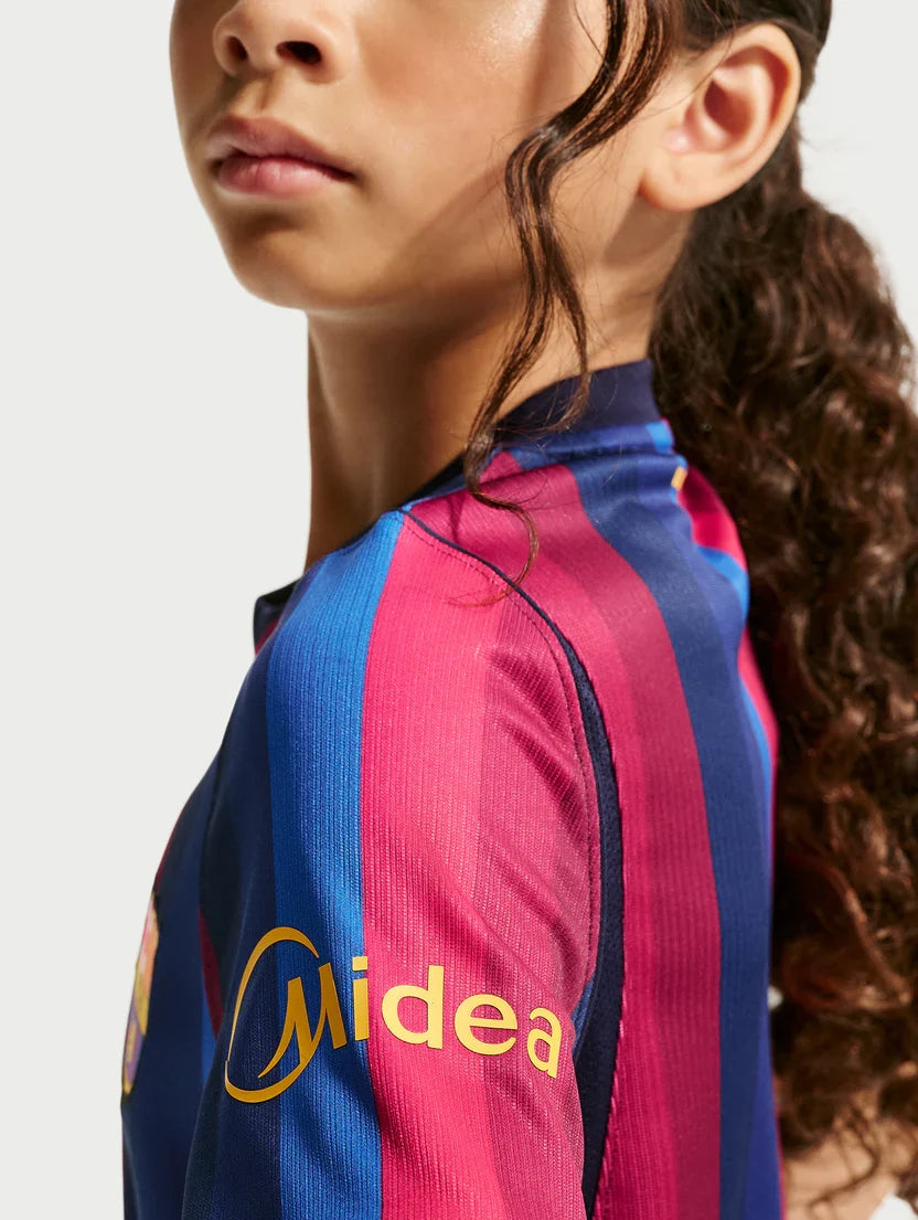 Kit Infantil Barcelona Home 26/27 - Grená