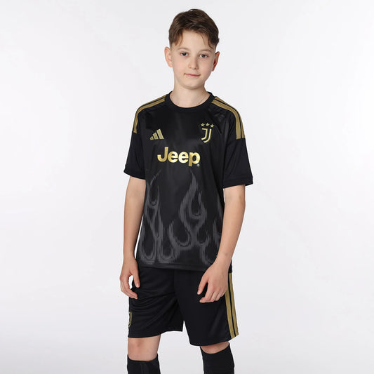 Kit Infantil Juventus Third 26/27  - Preta