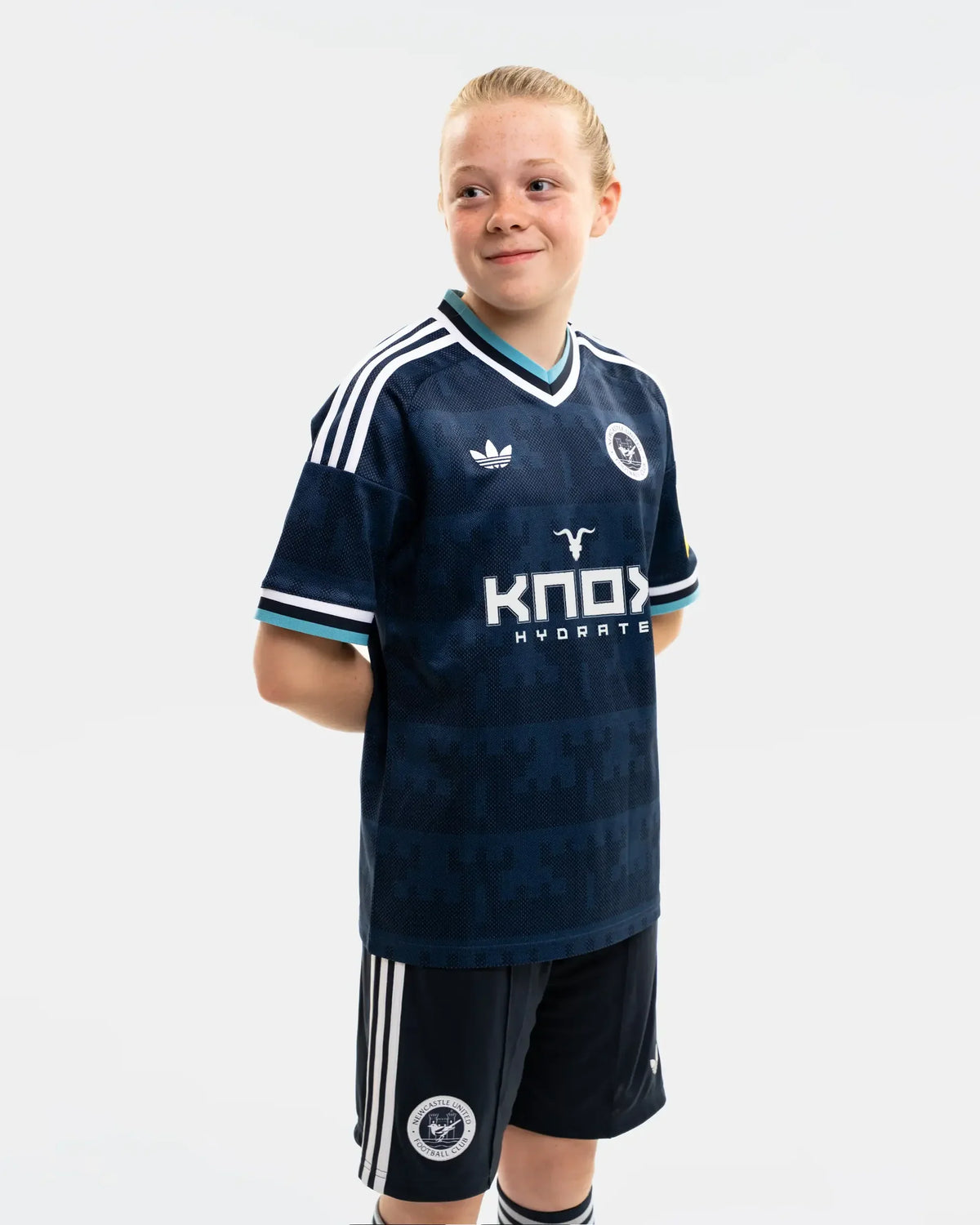 Kit Infantil Newcastle Away 26/27 - Azul Escuro