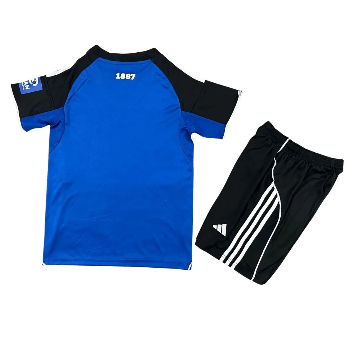 Kit Infantil Hamburgo Home 25/26  - Azul e Preto