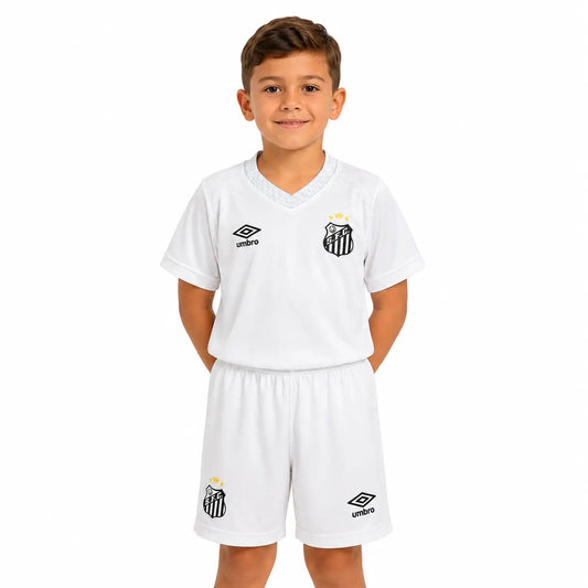 Kit Infantil Santos Home 25/26 - Branco