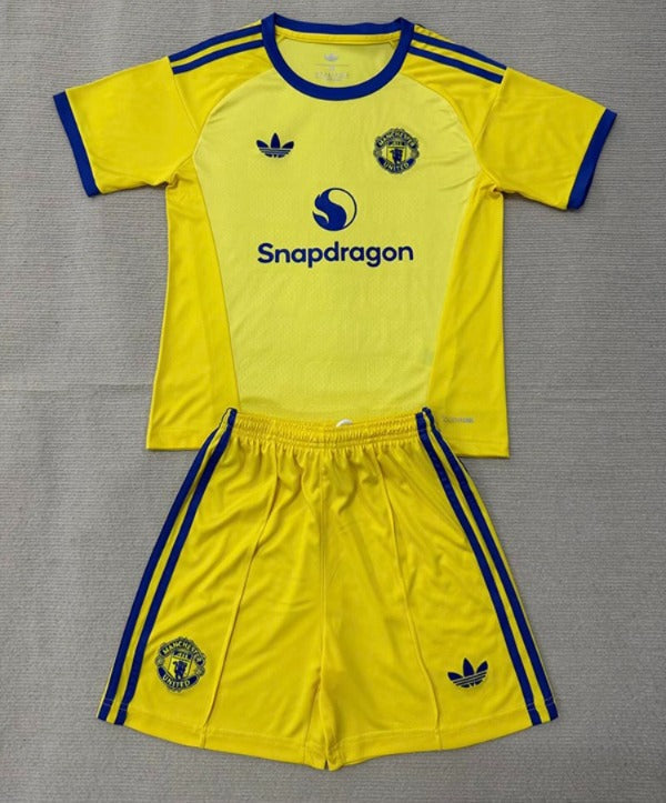 Kit infantil Manchester United Goleiro 26/27  - Amarela