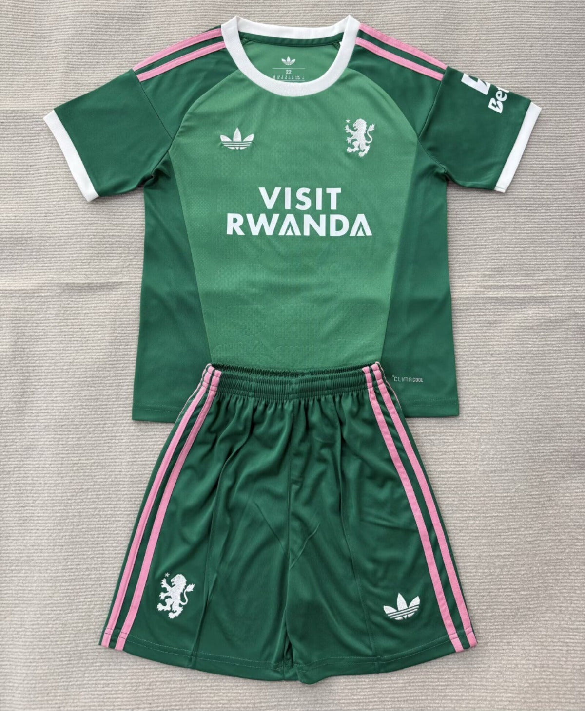 Kit Infantil Aston Villa Goleiro 26/27 - Verde