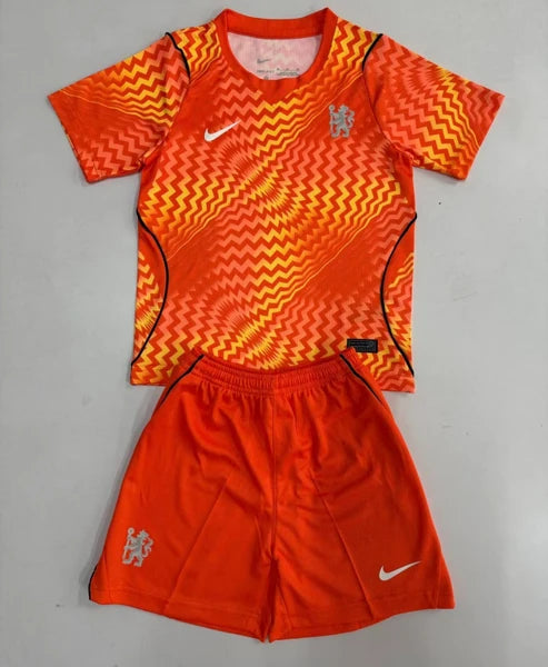 Kit Infantil Chelsea Goleiro 26/27 - Laranja