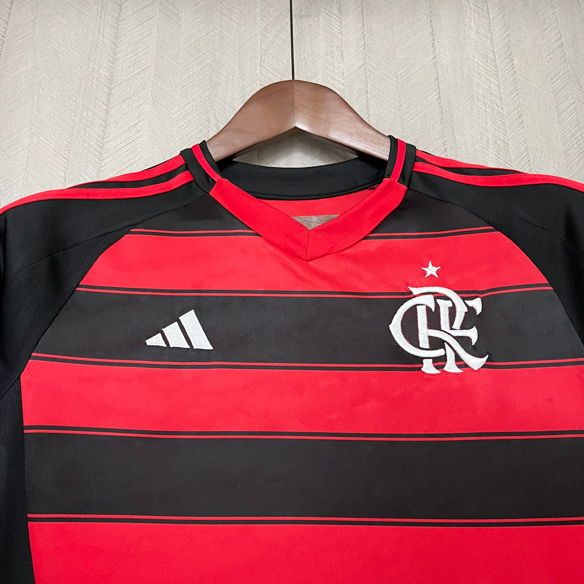 Kit Infantil Flamengo Home 25/26 -Vermelho e Preto