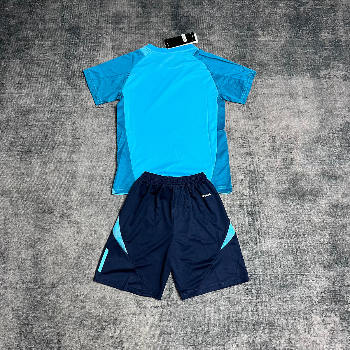 Kit Infantil Flamengo Treino 25/26 - Azul Claro