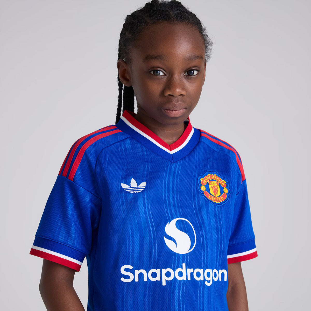 Kit infantil Manchester Away 26/27  - Azul