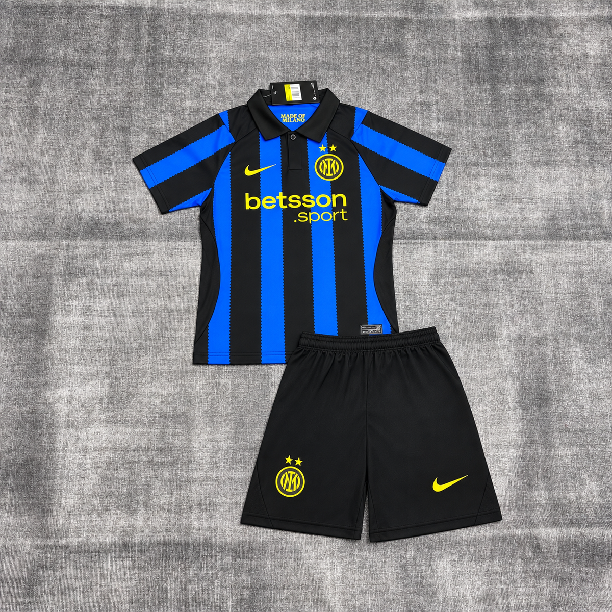Kit Infantil Inter de Milão Home 26/27  - Azul  e Preto