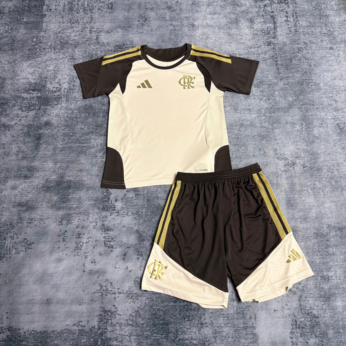 Kit Infantil Flamengo Treino 26/27 - Bege