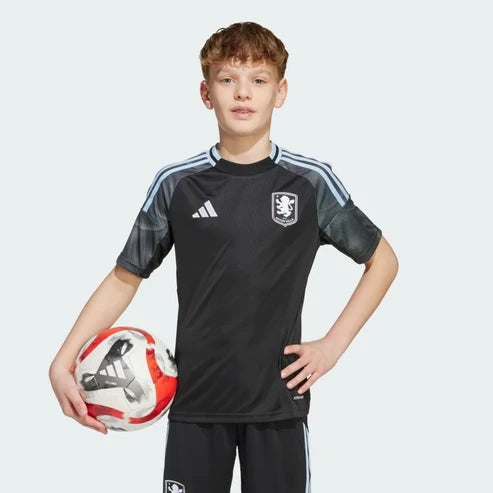 Kit Infantil Aston Villa Away 25/26 - Preto