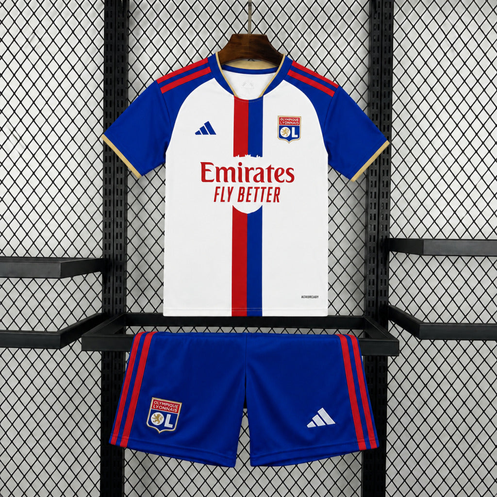 Kit Infantil Lyon Home 26/27 - Branco