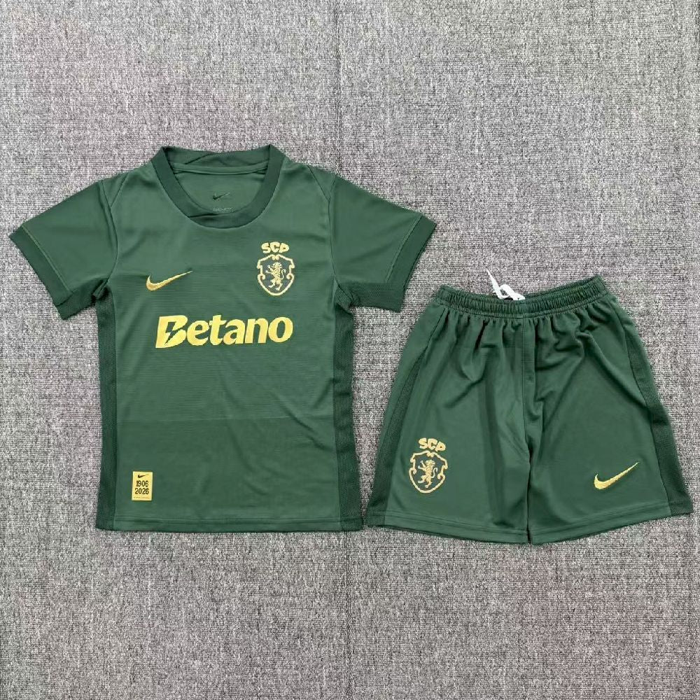 Kit Infantil Sporting Third 26/27 - Verde