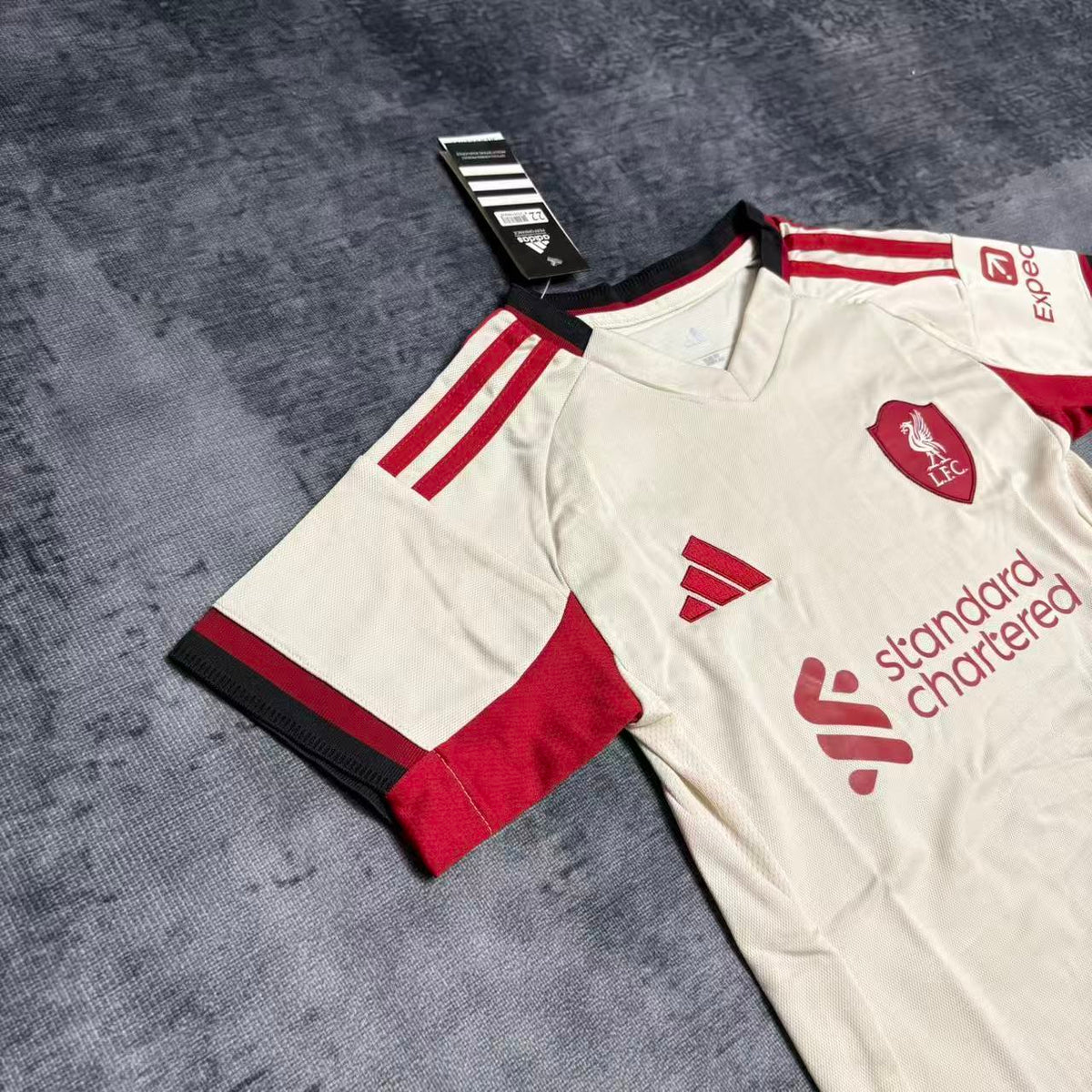 Kit Infantil Liverpool Away 25/26 - Bege
