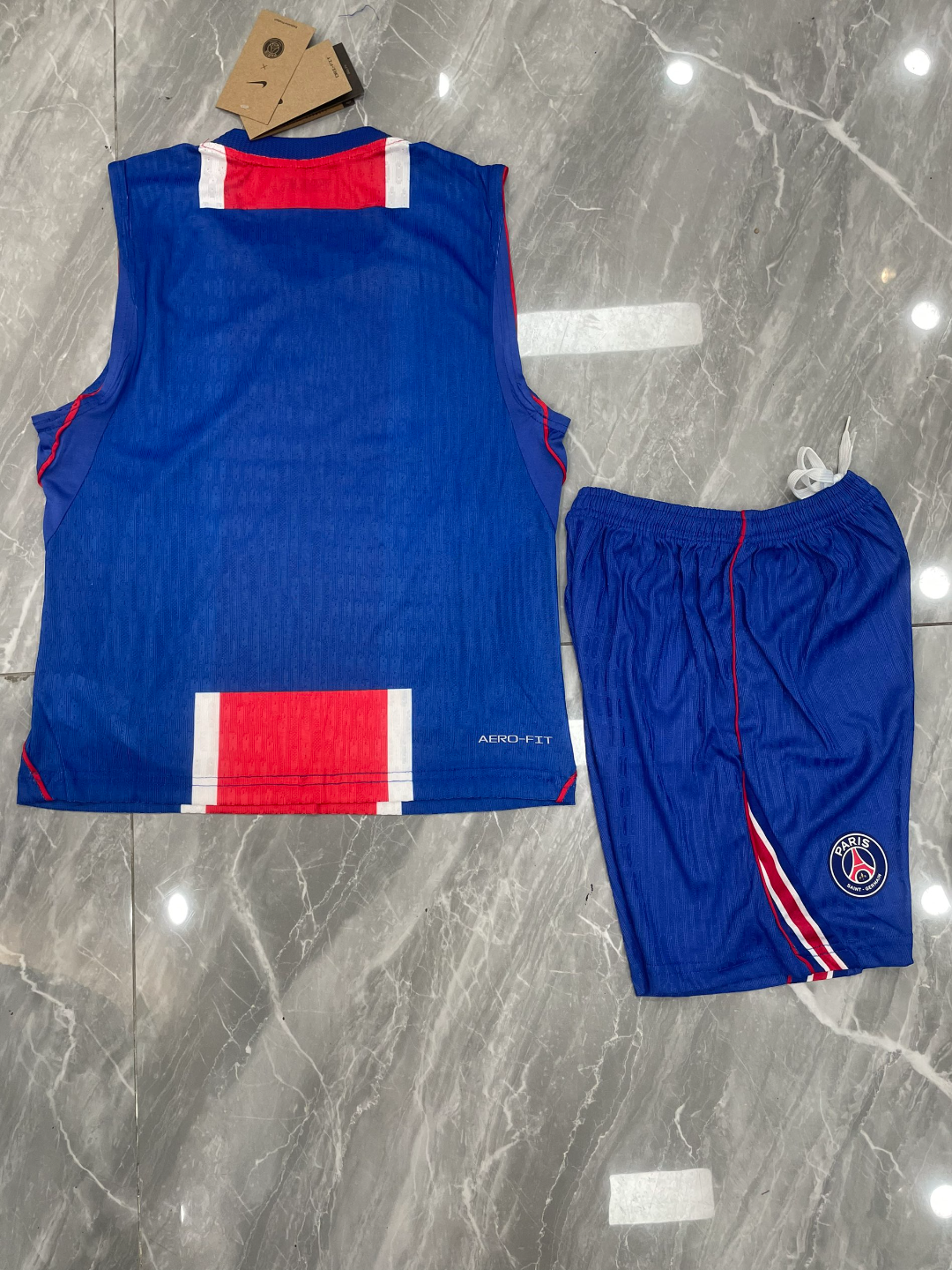 Kit Infantil Regata PSG Home 26/27 - Azul e Vermelho